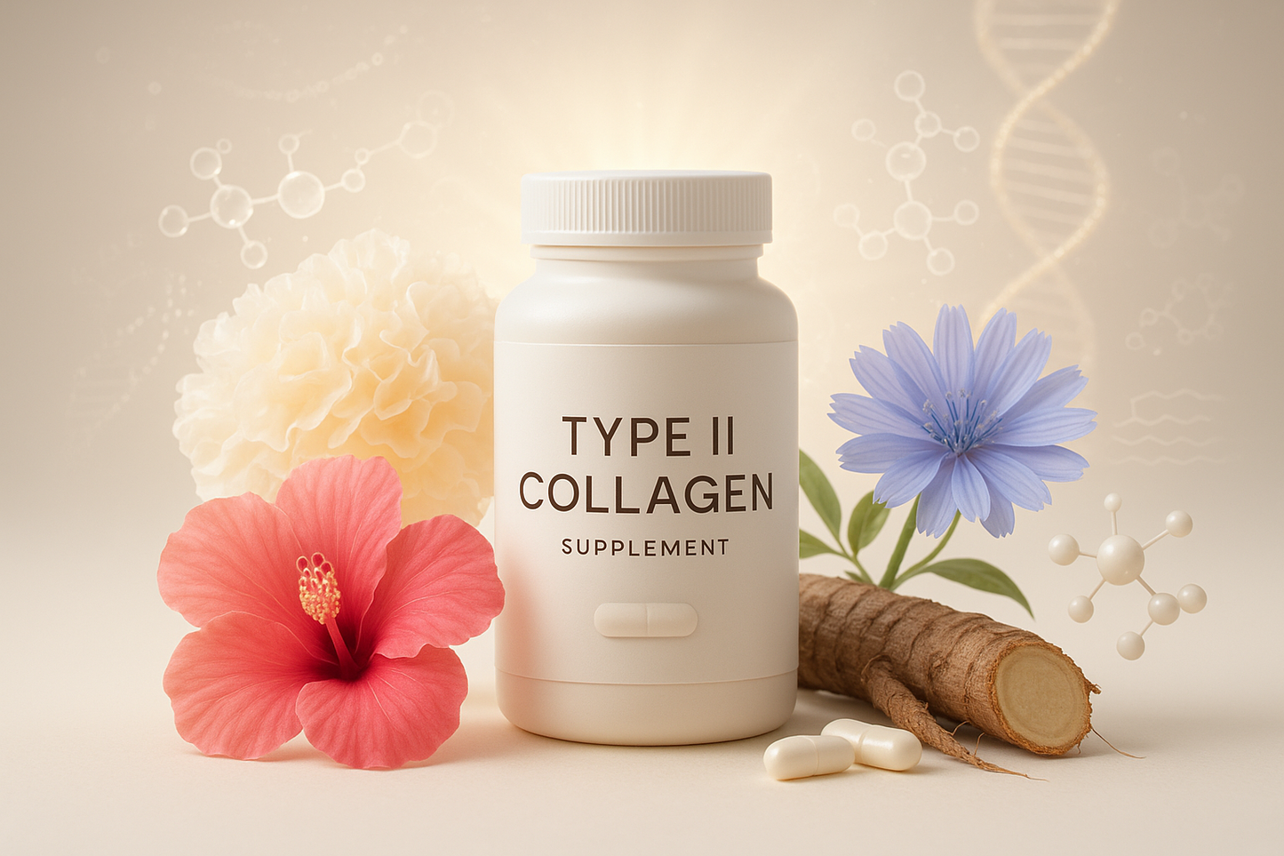 A Unique COLLAGEN | All in one type 2 collagen Tremilla Mushroom